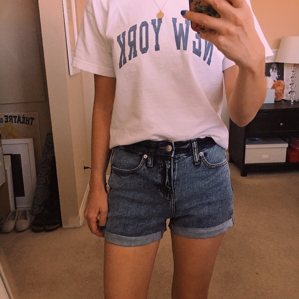 Wild Fable Rolled Cuff Denim Jean Shorts Women’s Size 0